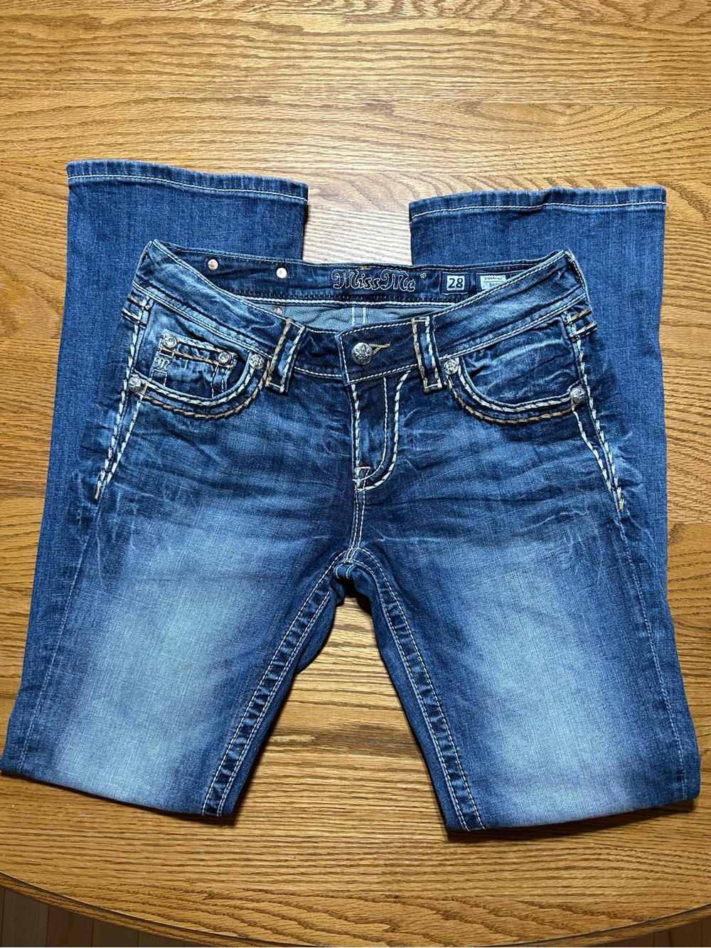 Women’s Miss Me Signature Boot Jeans Size 28